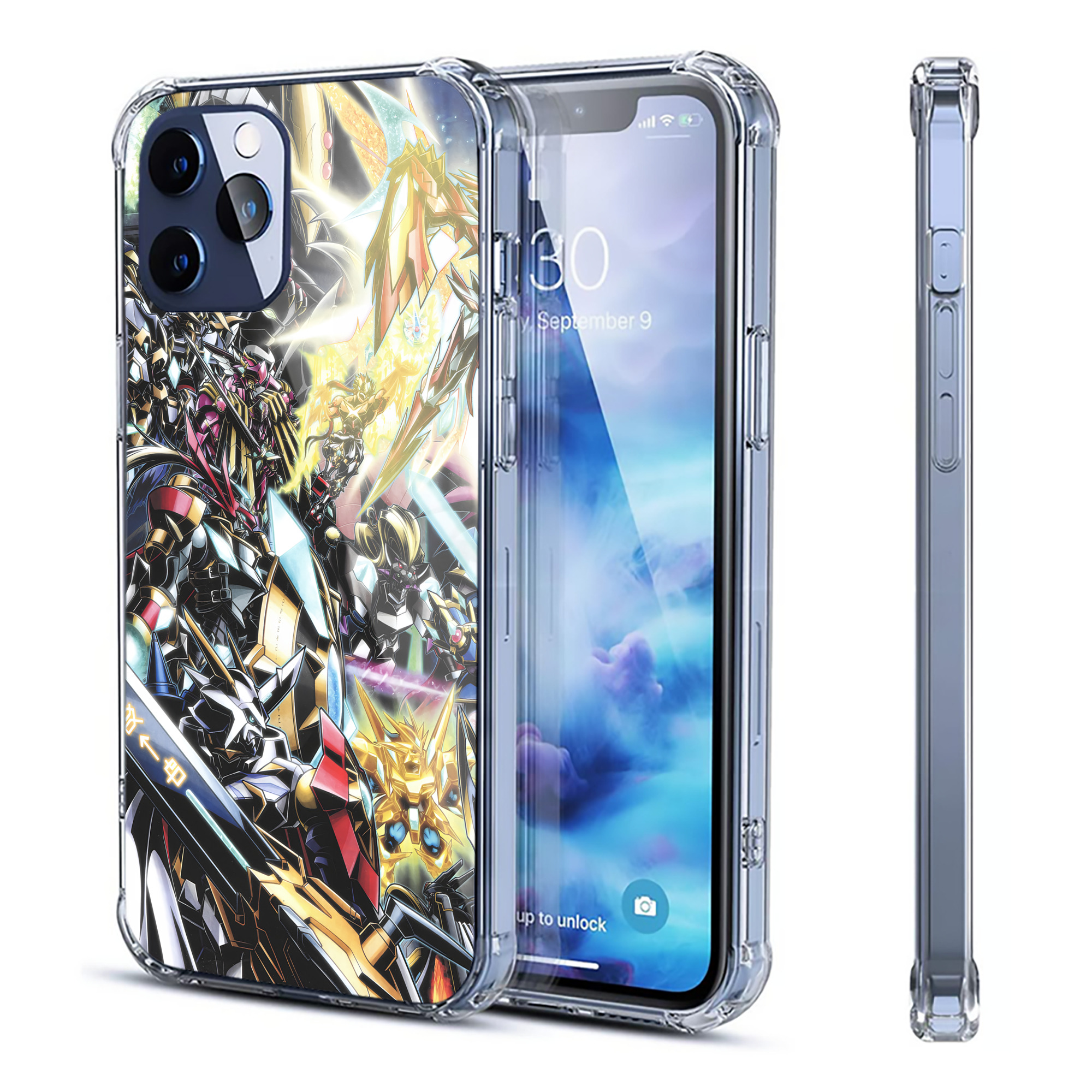 （画像用） Digimon デジタルモンスター/デジモン 【iPhone 12シリーズ対応】透明スマホケース（クリアソフトケース）